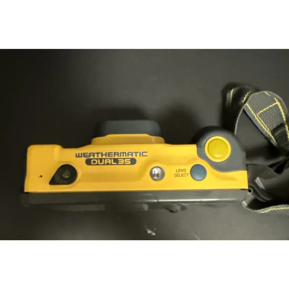 Minolta Weathermatic Dual 35mm Film Camera Underwater Case Strap Film Case Video
